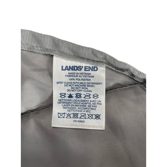 Lands End Camouflage Backpack - Orange/Gray/Black Colorway - Durable 100% Polyes - Picture 3 of 9